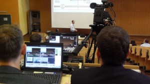 Videoaufzeichnung eines Vortrags im großen Hörsaal zur Mensch & Computer 2011